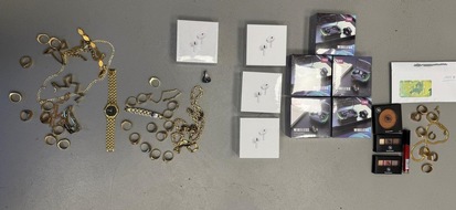 Bundespolizeiinspektion Bremen: BPOL-HB: Zivilfahndern Hehlerware angeboten, als Quittung vorläufig festgenommen.