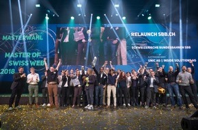 Best of Swiss Web: Relaunch von sbb.ch ist «Master of Swiss Web 2018»