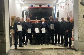 Feuerwehr Iserlohn: FW-MK: Jahresdienstbesprechung der Löschgruppe Kesbern LG15