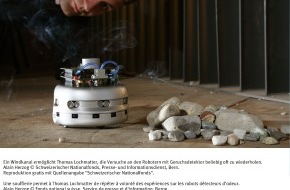 Schweizerischer Nationalfonds / Fonds national suisse: FNS: Image du mois décembre 2006: Un système multi-robots pour la 
détection olfactive