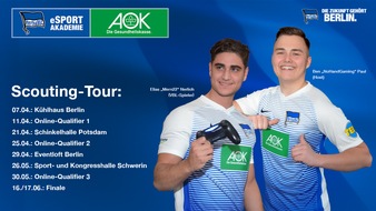 HERTHA BSC GmbH & Co. KGaA  : Scouting-Tour startet: FIFA18-Talente gesucht!