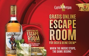 DIAGEO Germany GmbH: DIAGEO PM: Captain Morgan Escape-Room-Promotion für die Gastronomie