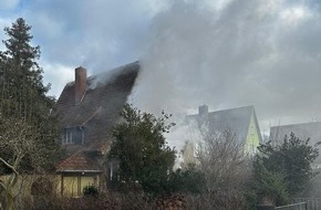 Polizeiinspektion Stralsund: POL-HST: Brand eines Einfamilienhauses
