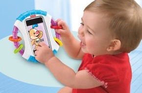 Mattel GmbH: Der neue iPhone® und iPod touch® Halter von Fisher-Price® lässt Kleinkinder spielerisch und sicher die Welt der Erwachsenen entdecken (mit Bild)