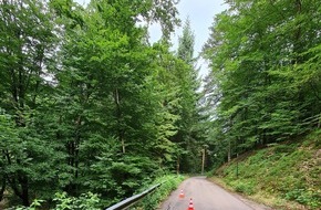 Polizeidirektion Neustadt/Weinstraße: POL-PDNW: Witterungsbedingte Straßensperrung der Kreisstraße 13