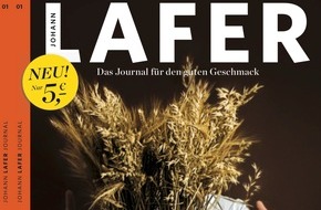 Jahreszeiten Verlag GmbH: Die erste Ausgabe des Genießer Magazins von Johann Lafer feiert Premiere