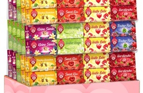 Teekanne GmbH & Co. KG: Pressemitteilung: TEEKANNE sorgt zum Valentinstag f&uuml;r Verf&uuml;hrerische Teemomente am POS