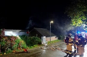 Feuerwehr Herdecke: FW-EN: Brand einer Hochspannungsanlage in der Straße Huser Feld - Kurzfristiger Stromausfall in Westende