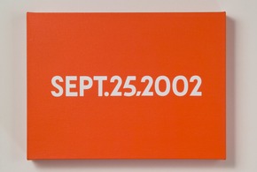 On On Kawara, 27 August – 6 November 2022, Kunstzone (art space) in the Lokremise St.Gallen