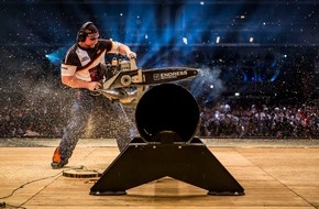 STIHL TIMBERSPORTS Series: Sportholzfäller aus Neuseeland und Australien dominieren STIHL TIMBERSPORTS®-WM 2014 - Jede Menge Kleinholz