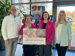 Lichtenauer spendet 23.000 Liter Mineralwasser an vier soziale Organisationen in Sachsen