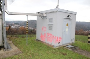 Polizeidirektion Kaiserslautern: POL-PDKL: Farbschmierereien am Wasserhochbehälter