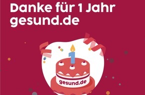 gesund.de: Seit einem Jahr gesund.de - Am 14. Juni 2021 ging die gesund.de App in den Stores an den Start