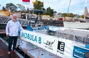 The SeaCleaners: Rekordsegler Bourgnon startet vor Bali Kampf gegen Meeresmüll / Bundesregierung lobt SeaCleaners als Vorbild: "Eines der wichtigsten Projekte"