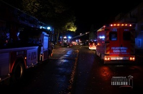 Feuerwehr Iserlohn: FW-MK: Zimmerbrand, Menschenleben in Gefahr