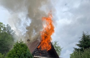 Landespolizeiinspektion Saalfeld: LPI-SLF: Brand in Gartenanlage