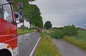 Freiwillige Feuerwehr Gangelt: FW Gangelt: Bislang nur kleinere Sturmschäden