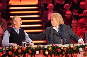 SAT.1: Haben Thomas Gottschalk und Mike Krüger bei Hugo Egon Balder den richtigen Riecher? "Genial daneben - Die Weihnachtsshow" am Mittwoch, 4. Dezember, in SAT.1