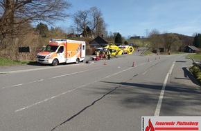Feuerwehr Plettenberg: FW-PL: 2 Brandeinsätze, 1 Brandmeldealarm und 2 Verkehrsunfälle am Wochenende in Plettenberg
