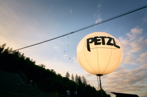Hoch in der Luft: Beim Petzl F.I.T. Workshop