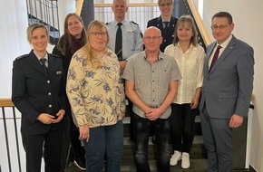 Polizeipr&auml;sidium Hamm: POL-HAM: Vergabe von vier Dank- und Anerkennungsmedaillen aufgrund von au&szlig;ergew&ouml;hnlicher Zivilcourage