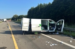 Polizeiinspektion Harburg: POL-WL: Schwerer Verkehrsunfall auf der A 39 mit Vollsperrung der Autobahn