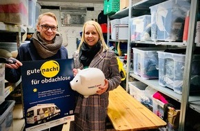 TARGOBANK AG: Pressemitteilung: Targobanker spenden für den Düsseldorfer Gutenachtbus