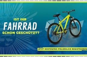 Polizeipräsidium Südhessen: POL-DA: Lindenfels: Polizei lädt Interessierte zur Fahrradregistrierung ein