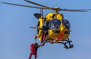 ADAC SE: Windentraining der ADAC Luftrettung aus Sande