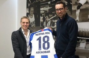 HERTHA BSC GmbH & Co. KGaA  : Hertha BSC verpflichtet Santiago Ascacibar