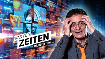 SWR - Südwestrundfunk: Neuer SWR Podcast "Was für Zeiten - Richling plus 1" / Mathias Richling lädt alle zwei Wochen donnerstags spannende Gäste in seinen Podcast ein / Ab 25. September 2025 in der ARD Audiothek