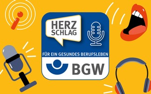 Berufsgenossenschaft für Gesundheitsdienst und Wohlfahrtspflege (BGW): Neu: BGW-Podcast "Herzschlag - Für ein gesundes Berufsleben"