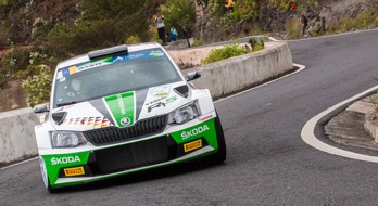 Skoda Auto Deutschland GmbH: EM-Spitzenreiter Kreim/Christian starten bei der WM-Rallye in Deutschland (FOTO)