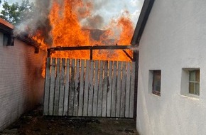 Kreisfeuerwehr Rotenburg (Wümme): FW-ROW: Brennt Einfamilienhaus in Rotenburg
