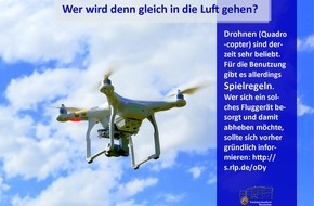 Polizeipräsidium Westpfalz: POL-PPWP: Drohnenabsturz verursacht Pkw-Schaden