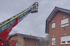 Freiwillige Feuerwehr Gangelt: FW Gangelt: Kellerbrand unterbricht die Jubiläumsfeiern in Gangelt