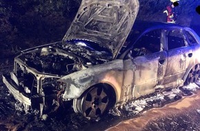 Verkehrsdirektion Mainz: POL-VDMZ: Fahrzeugvollbrand auf der BAB61