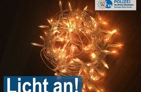 Kreispolizeibehörde Ennepe-Ruhr-Kreis: POL-EN: Ennepe-Ruhr-Kreis- Licht an!