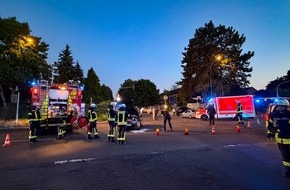FFW Gemeinde Schwalmtal: FFW Schwalmtal: Verkehrsunfall mit zwei Pkw auf der Rickelrather Stra&szlig;e