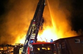 Polizeiinspektion Nienburg / Schaumburg: POL-STH: Großbrand einer Scheune in Hülshagen