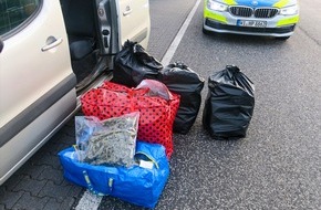 Polizeipräsidium Mittelhessen - Pressestelle Gießen: POL-GI: Über 30 Kilogramm bei Verkehrskontrolle sichergestellt - Mutmaßlicher Drogen-Dealer in Untersuchungshaft
