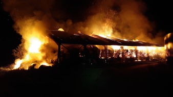 Kreisfeuerwehrverband Rendsburg-Eckernförde: FW-RD: Großfeuer in Friedrichsholm