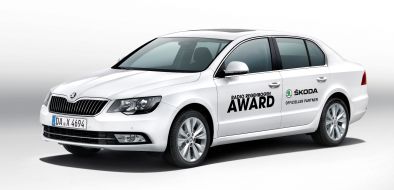 Skoda Auto Deutschland GmbH: SKODA fährt die Stars zum Radio Regenbogen Award 2014 (FOTO)