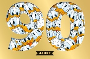 Egmont Ehapa Media GmbH: Brillante 90 Entenjahre - Egmont Ehapa Media lässt Donald Duck hochleben!