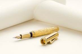 Faber-Castell: Weltpremiere für hochkarätigen Diamant-Füllfederhalter / Erstes von 10 streng limitierten Exemplaren wird für GBP 60.000 im exklusiven Londoner Kaufhaus Harrods verkauft (BILD)