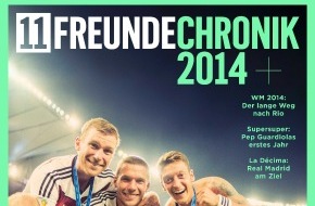 Gruner+Jahr, 11FREUNDE: 11FREUNDE bringt erstmals bildgewaltiges Sonderheft zum Fußballjahr 2014 heraus