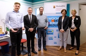 Bundesinnung der Hörakustiker KdöR: "Woche der Berufsbildung" in Rheinland-Pfalz / Minister Wissing trifft Hörakustik-Auszubildende