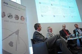 news aktuell GmbH: media coffee in München: "Expedition ins Ungewisse - Welche neue Medienwelt entdecken Verlage, Web und Social Media?" dpa-Tochter news aktuell setzt Diskussionsreihe fort (mit Bild)
