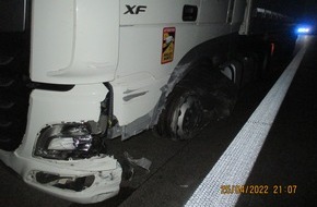 Autobahnpolizeiinspektion: API-TH: LKW-Unfall: Betrunken oder nicht?