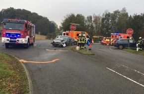 Feuerwehr Sprockhövel: FW-EN: Zwei Verkehrsunfälle halten Feuerwehr in Atem